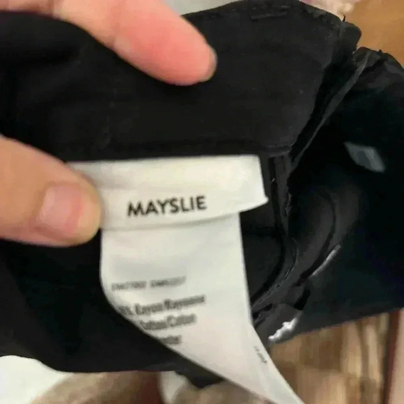 Women's Mayslie Straight Leg high Rise Black‎ Fog Luxe - Picture 6 of 6